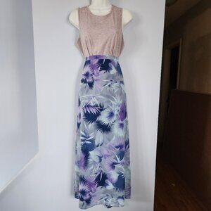 Vayola vintage floral Maxi skirt